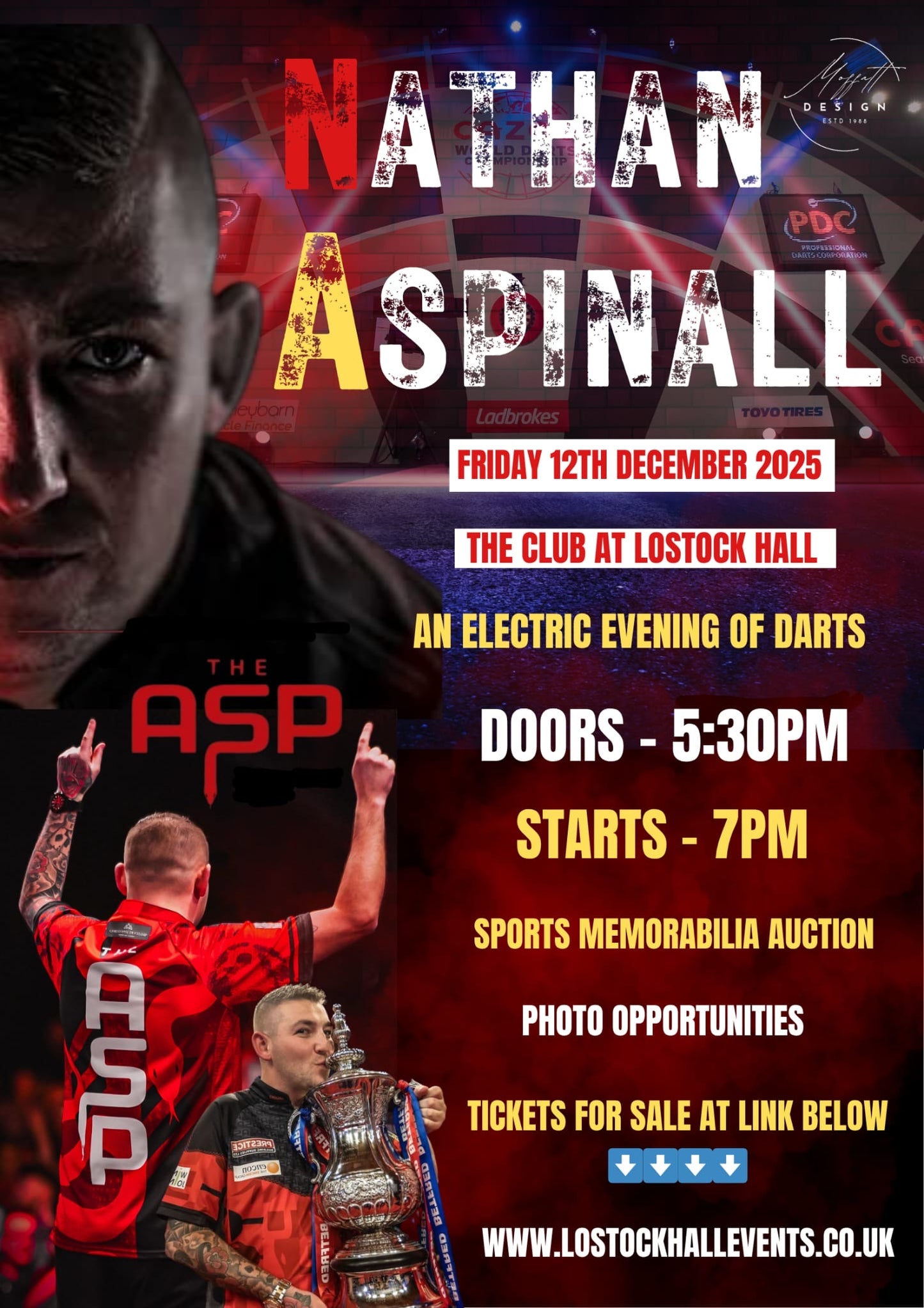 Nathan Aspinall Darts Exhibition - Friday 12th December 2025 - Lostock Hall