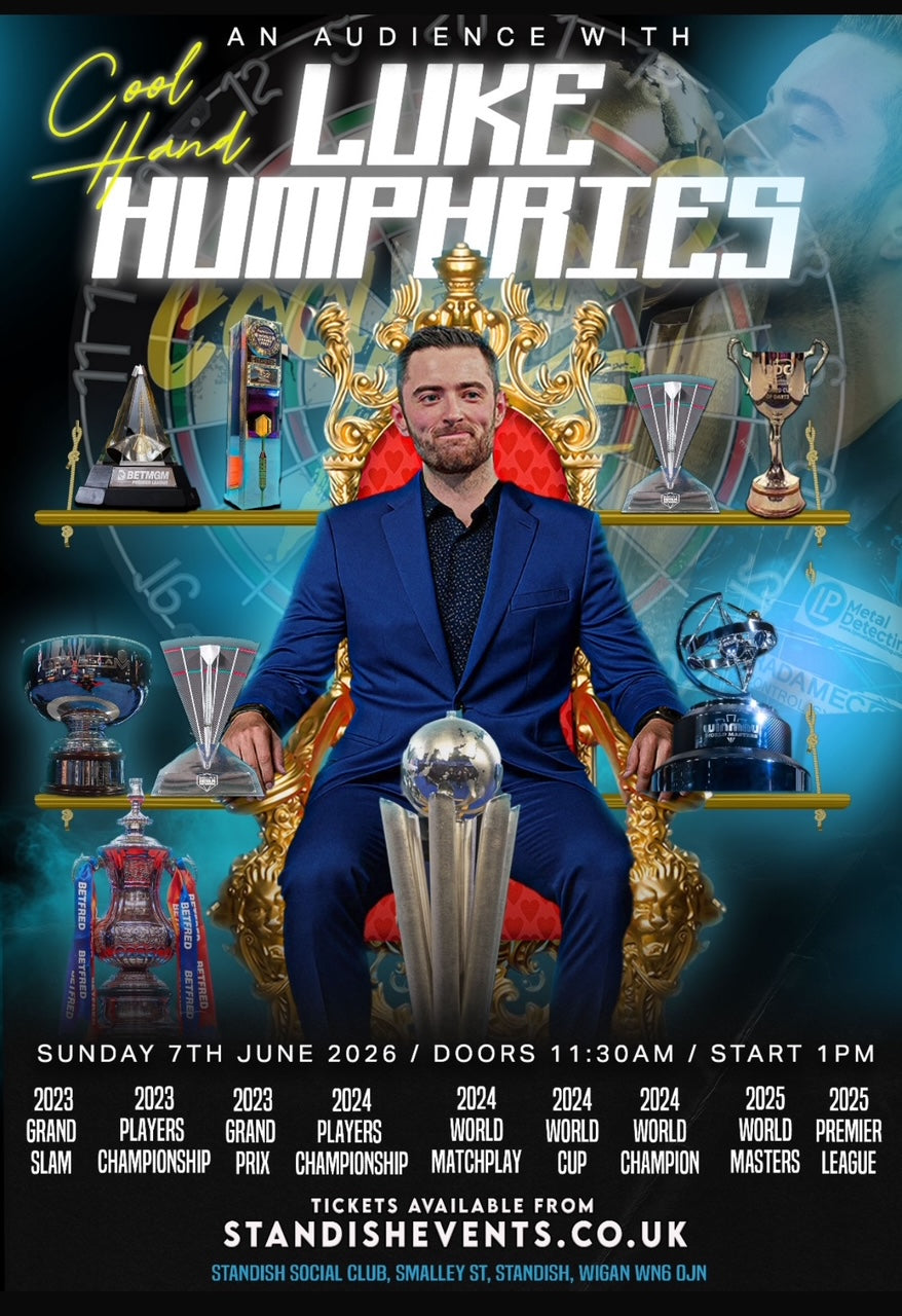 An Afternoon with Luke Humphries - Sunday 7th June - Standish