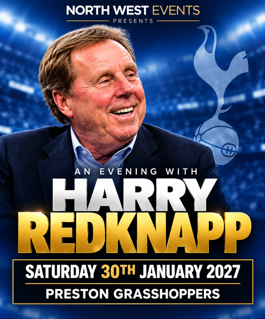 An Evening with Harry Redknapp - Preston Grasshoppers - Sat 30th January 2027