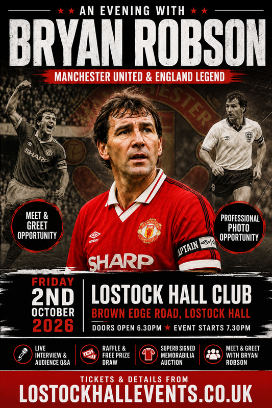 An Evening with Bryan Robson - Lostock Hall - Friday 2nd October 2026