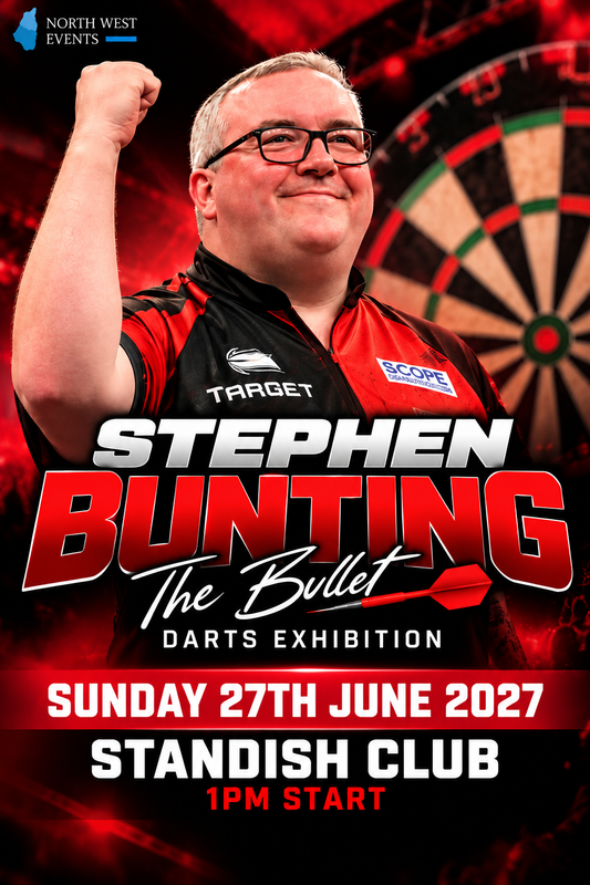 An Afternoon with Stephen Bunting - Sunday 27th June 2027 - Standish Club
