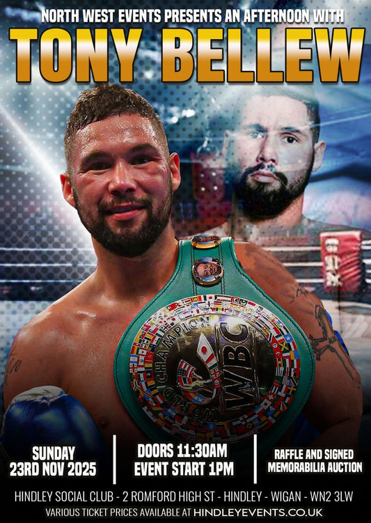 An Afternoon with Tony Bellew - Sun 23rd Nov - Hindley
