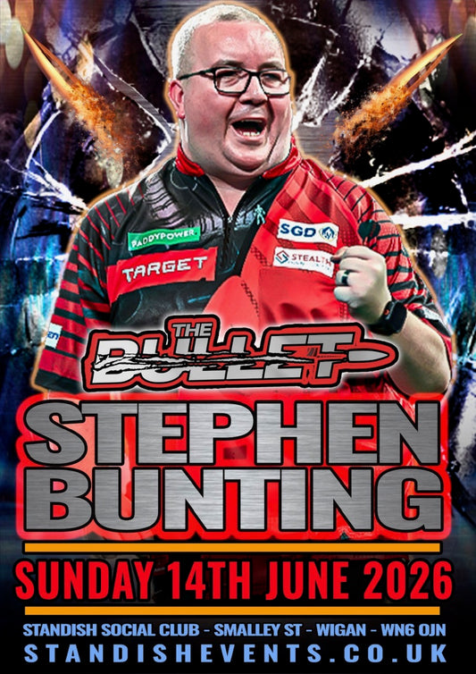 An Afternoon with Stephen Bunting - Sunday 14th June - Standish