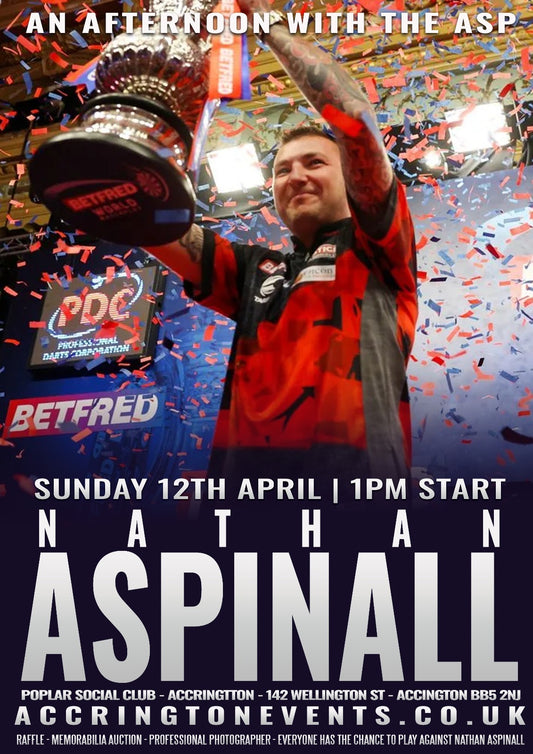 An Afternoon with Nathan Aspinall - Sun 12th April Accrington