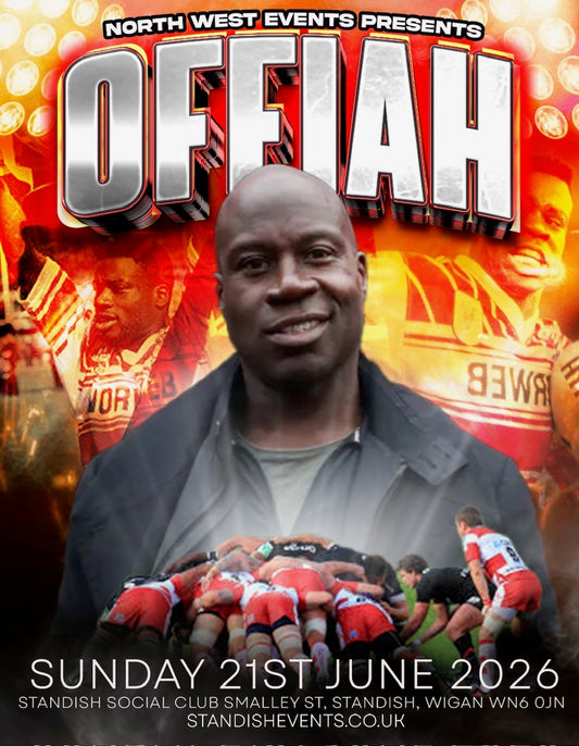 An Afternoon with Martin Offiah - Sun 21st June 2026 - Standish